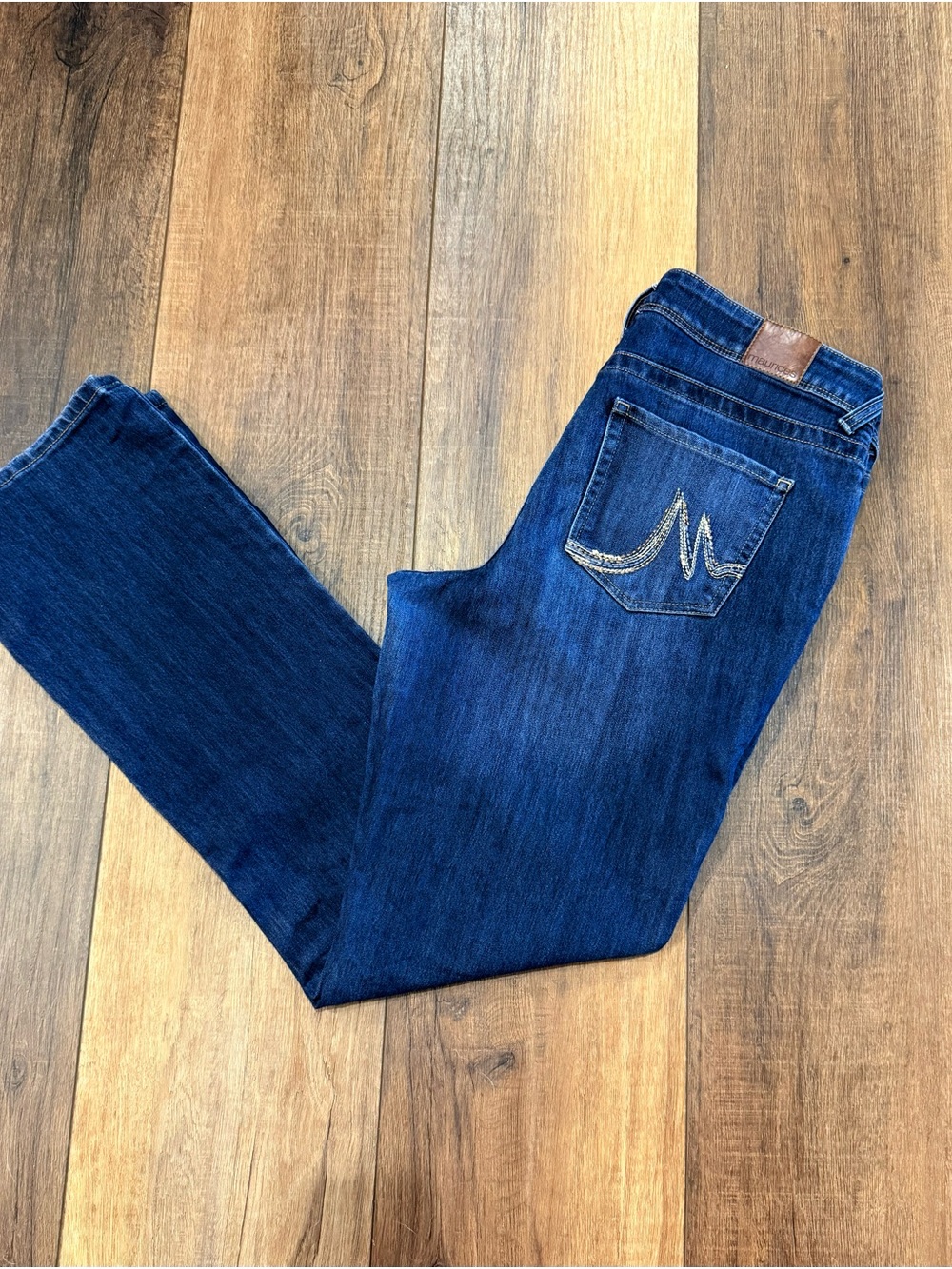 Women’s Maurice’s Dark Wash Denim Jeans Size 14 Long